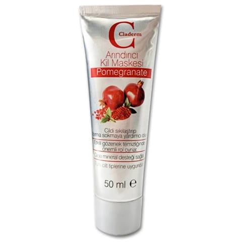 Claderm ماسک صورت انار و خاک رس ۵۰ میلیلیتر