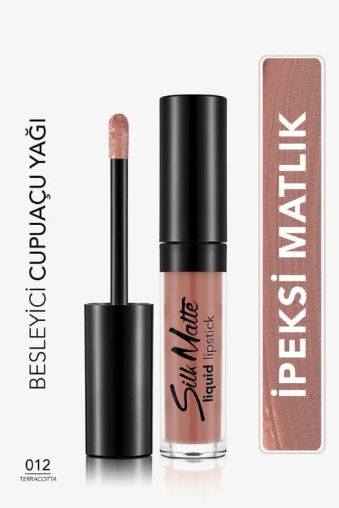 رژ لب مایع مات مخملی فلورمار - Silk Matte Liquid Lipstick - 012 TERRAC...
