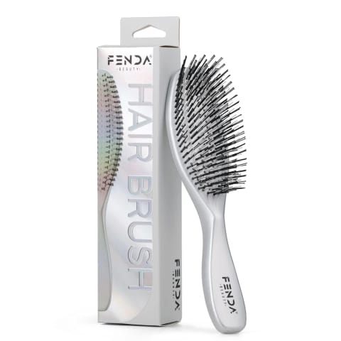 برس موی اسلیم ۴ ردیفه سفید حرفه‌ای Fenda FNDFPRO00007WH