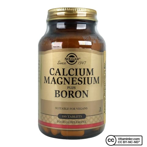 Solgar Calcium Magnesium Plus Boron 100 Tablet