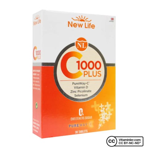 نیو لایف C-1000 Plus ویتامین C 30 قرص
