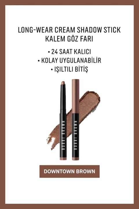 BOBBI BROWN سایه چشم کرمی استیکی ماندگار - Downtown Brown