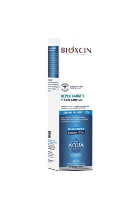 شامپو ضد شوره تغلیظ شده آکوا ترمال Bioxcin 300 میلیلیتر
