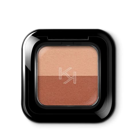 سایه چشم Kiko Milano - New Bright Duo Eyeshadow - 03 Peach / Brick