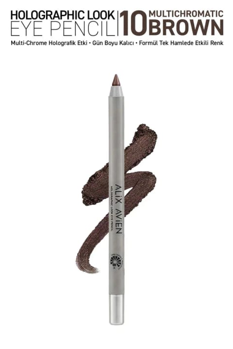Alix Avien ضد آب هولوگرافیک خط چشم درخشان - Holographic ... — 10 Multichromatic Brown