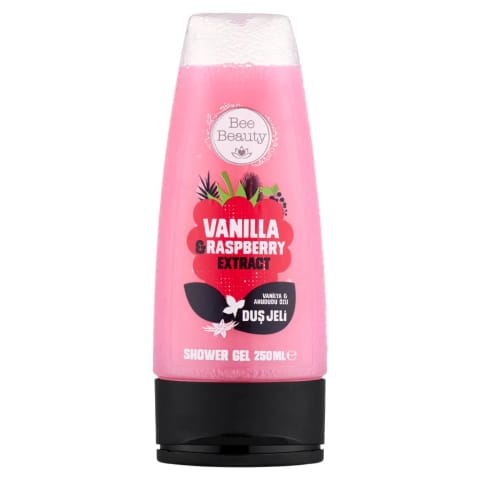 Bee Beauty دوش ژل وانیل و تمشک ۲۵۰ میلی‌لیتر