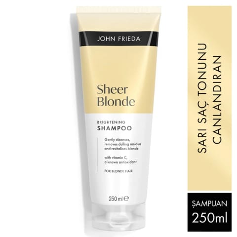 John Frieda Sheer Blonde Highlight Activating شامپو درخشش زنده 250 میلی‌لیتر