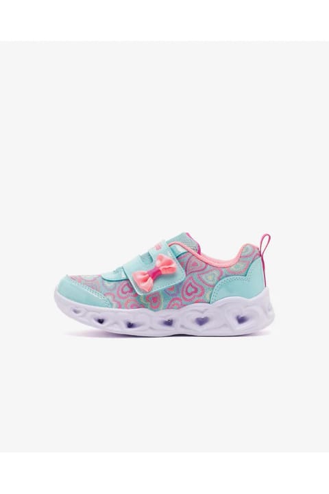 SKECHERS HEART LIGHTS کفش اسپرت چراغ‌دار سبز دختر بچه 303258N MTMT