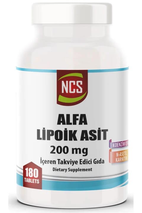 NCS کوآنزیم Q-10 آلفا لیپوئیک اسید ال-کارنیتین 180 قرص
