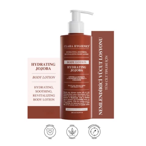 Clara Hygienics Hydrating Jojoba مرطوب‌کننده روزانه بدن 200 میلی‌لیتر