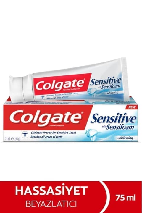 Colgate خمیردندان سفیدکننده Sensitive Sensifoam ۷۵ میلی‌لیتر