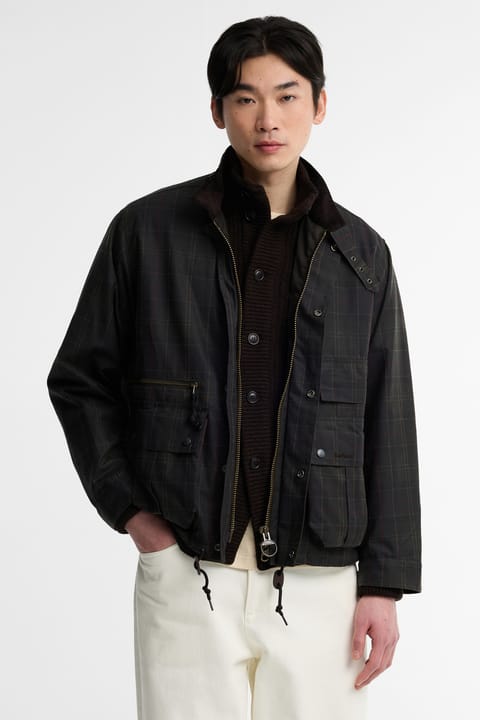 کاپشن چرب Barbour مدل Modified Tartan Ursula TN12 Classic Tartan