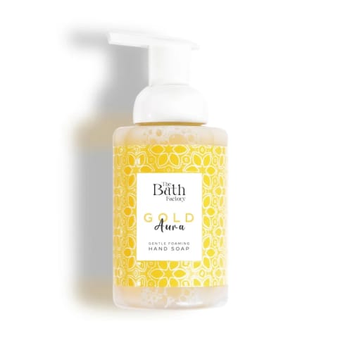 فوم دستشویی طلایی مرطوب‌کننده و پاک‌کننده The Bath Factory 300ml