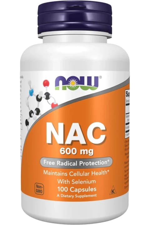 Now Foods NAC 600 mg 100 کپسول گیاهی ساخت آمریکا