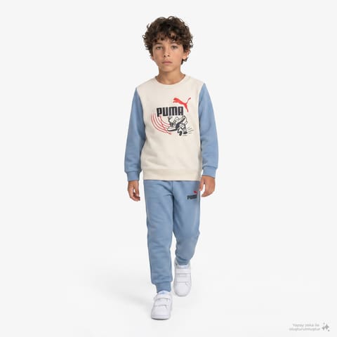 ست ورزشی کودک Puma Minicats Little Runners کرم