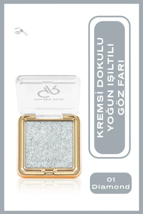 Golden Rose سایه چشم درخشان و براق - شماره 01 Diamond