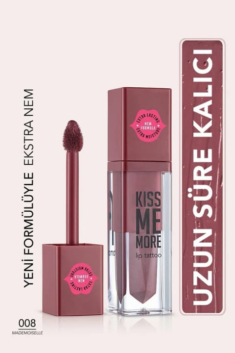 رژ لب مات ماندگار فلورمار - Kiss Me More-008 Mademoiselle