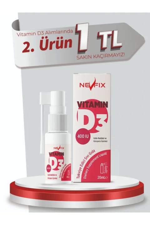 نوفیکس Vitamin D3 اسپری 400 IU حجم ۲۰ میلیلیتر