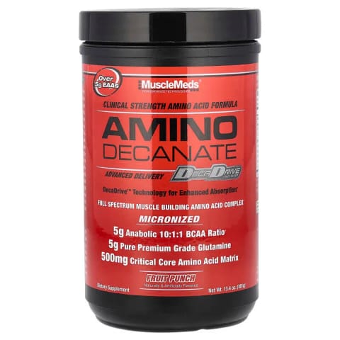 مکمل آمینو دکانیت Musclemeds 10:1:1 BCAA Glutamin EAAs Muscle Recovery 360 گرم