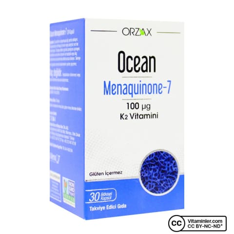 Ocean MK-7 100 Mcg K2 Vitamini 30 کپسول