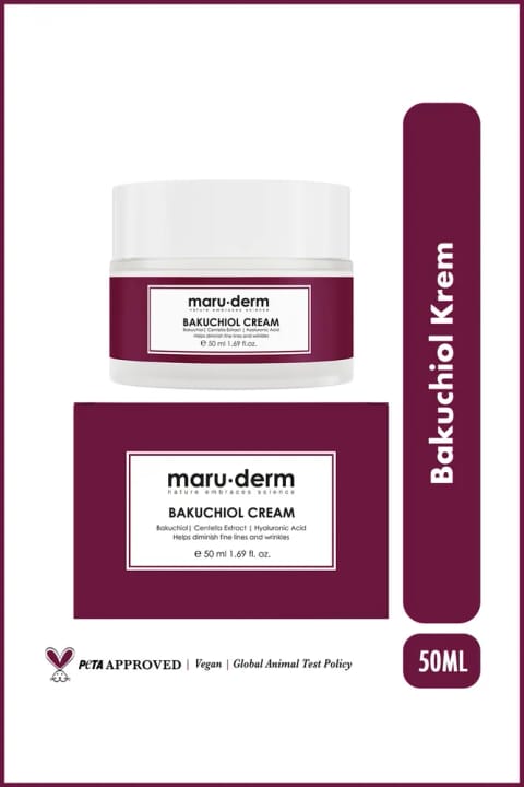 Maru.Derm Bakuchiol ضد پیری کرم صورت – جایگزین Retinol مرطوبکننده...
