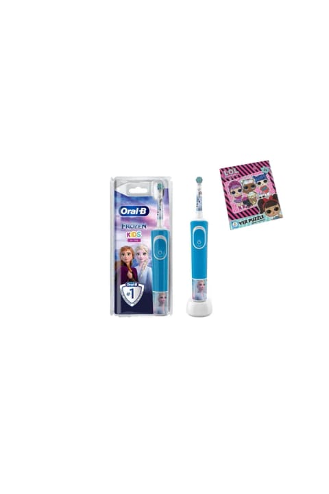 Oral-B Kids Frozen شارژی مسواک کودک + پازل زمینی LOL Surprise 50*70 24...