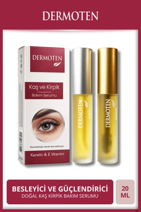 Dermoten ابرو و مژه تقویتکننده و ترمیمکننده