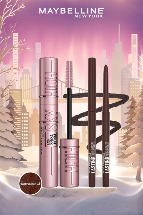 میبلین نیویورک ماسکارا Lash Sensational Sky High قهوهای