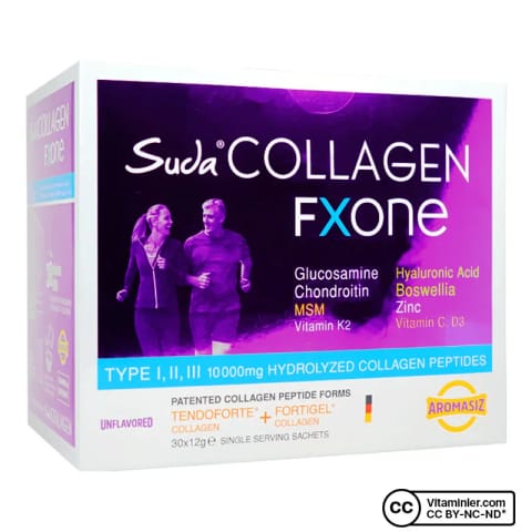 کلاژن Suda Collagen Fxone ۱۲ گرمی بدون طعم، ۳۰ ساشه
