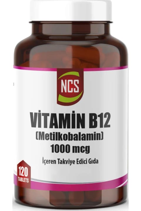NCS Vitamin B12 (متیل کوبالامین) 1000 میکروگرم 120 عدد قرص