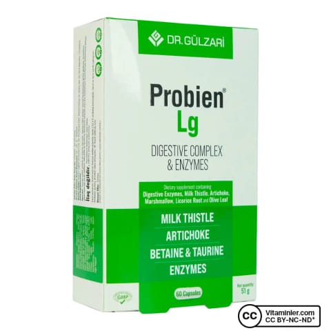 Probien LG کمپلکس گوارش و آنزیمها 60 کپسول