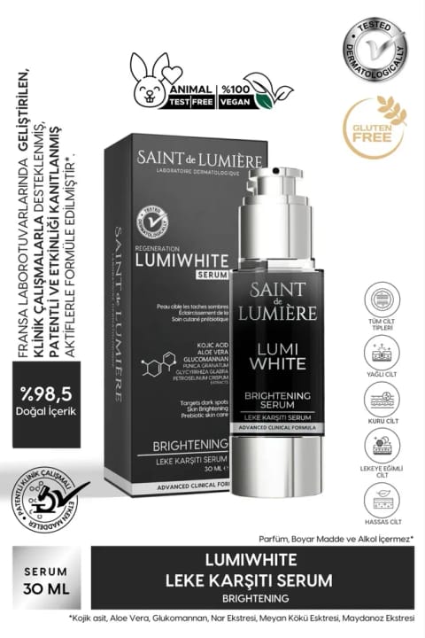 SAINT DE LUMIERE LUMIWHITE ضد لک، یکدستکننده و روشنکننده پوست ...