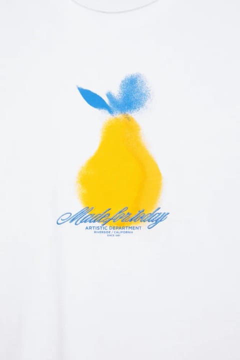 تیشرت طرح لیمو با گلدوزی