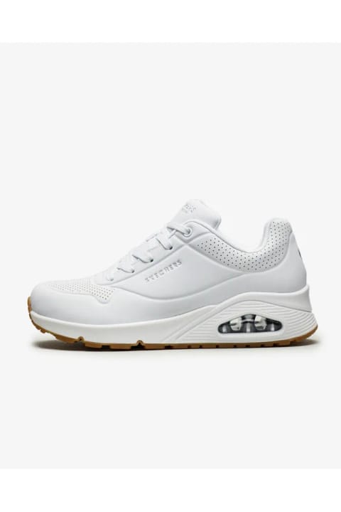 SKECHERS UNO - STAND ON AIR کفش اسنیکر زنانه سفید 73690 WHT