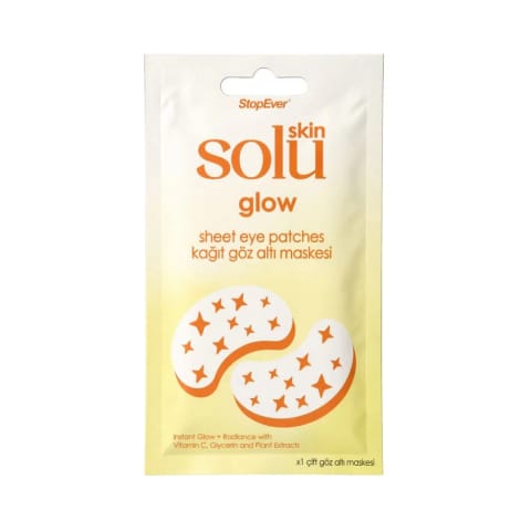 StopEver ماسک زیر چشم Sheet با ویتامین C Skin Solu Glow