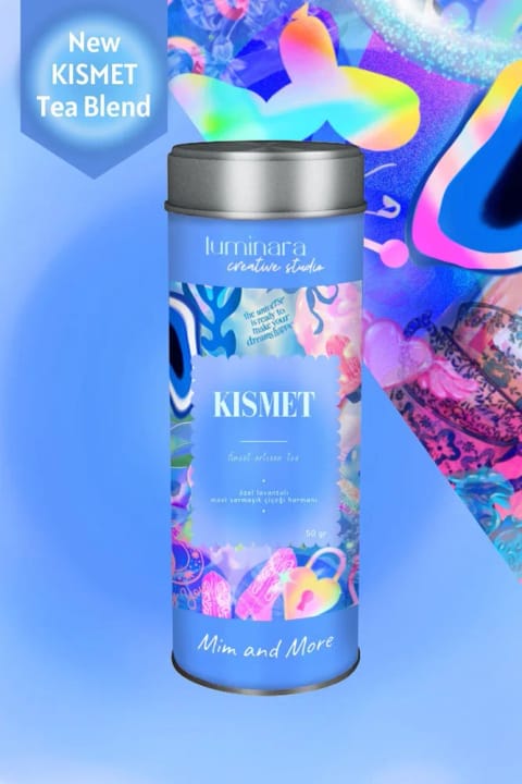 Mim and More Luminara Studio x Kısmet Tea - اسطوخودوس و گل پیچک آبی