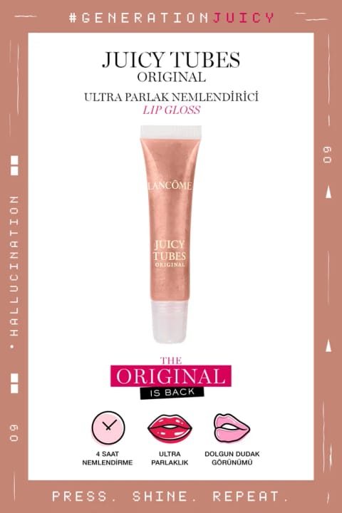 Lancome Juicy Tubes مرطوب‌کننده Lip Gloss براق کننده لب 09 Hallucination...