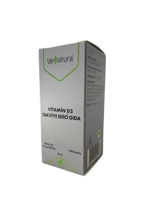 قطره ویتامین D3 1000IU وناتورا 20ml