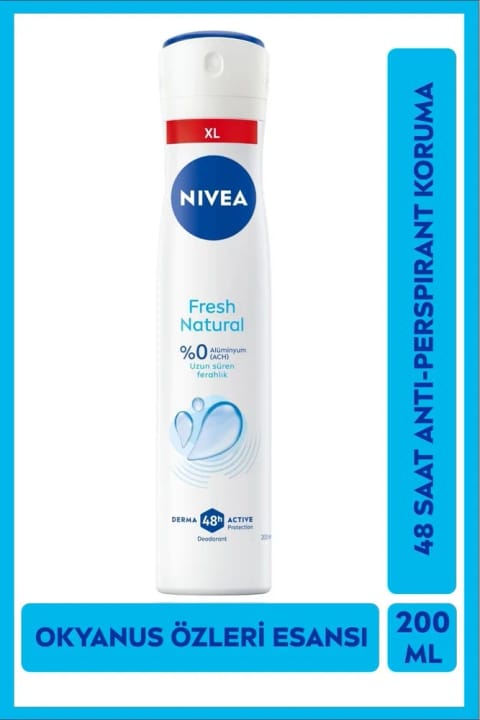 نیوا دئودورانت اسپری زنانه Fresh Natural 200ml