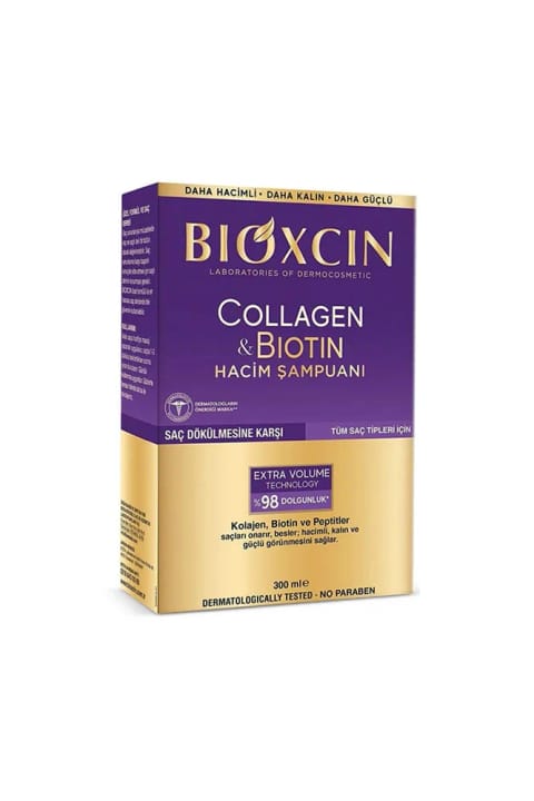 Bioxcin Collagen ve Biotin اکسترا حجم و پُرکننده کلاژن و بیوتین