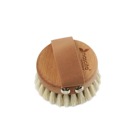 برس ماساژ مینی موی اسب طبیعی Nascita (۷×۷ سانتیمتر) NASBATHK0013T