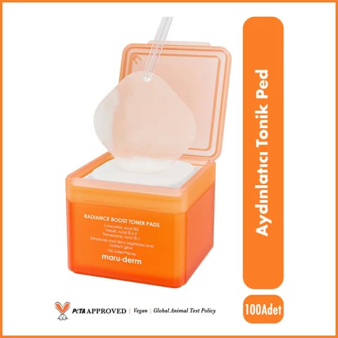 Maruderm Aydınlatıcı (Radiance Boost) Tonik Ped 100 عدد