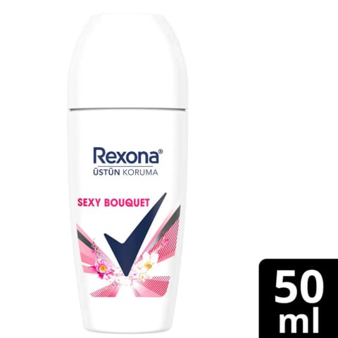 Rexona محافظ زنانه رول آن High Protection Sexy Bouquet 50ml