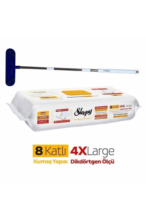 Sleepy Easy Clean دستمال تمیزکننده کف با صابون عربی ۵۰ برگی پافیلیا
