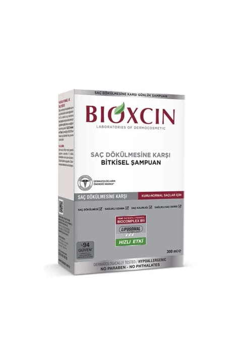 شامپو ضد ریزش مو Bioxcin Genesis مناسب موهای خشک و معمولی 300ml