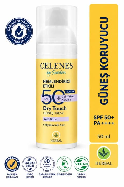 سلنز بای سوئد کرم ضدآفتاب Dry Touch SPF50+ 50 میلیلیتر