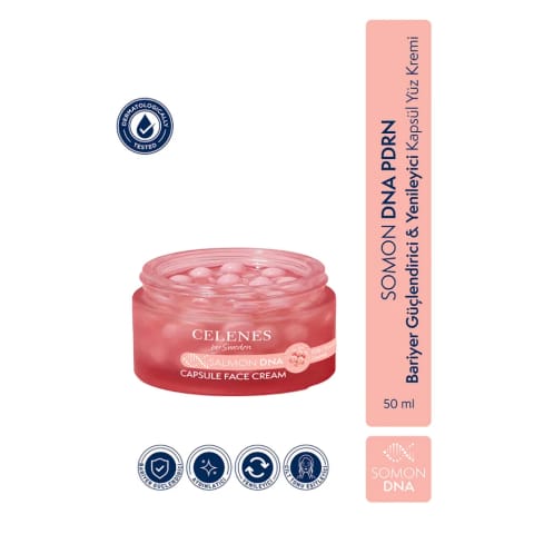 کرم صورت کپسول ژل DNA ماهی سالمون Celenes 50 ml