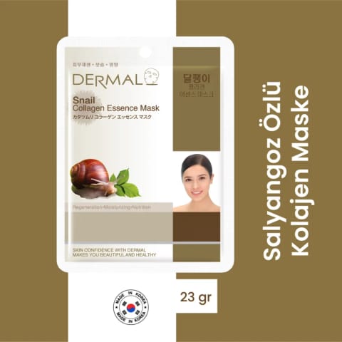 Dermal ماسک کلاژن با عصاره حلزون ۲۳ گرم