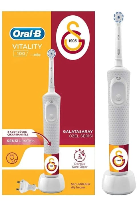 مسواک برقی شارژی Oral-B Vitality D100 سری ویژه Galatasaray