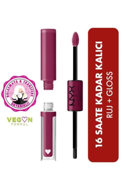 NYX Professional Makeup Shine Loud High Shine Lip Color In Charge - رژ لب